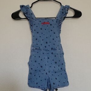 Levi's Kids Blue Denim Overalls